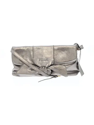 Pre-owned Furla Shoulder Bag In Silver