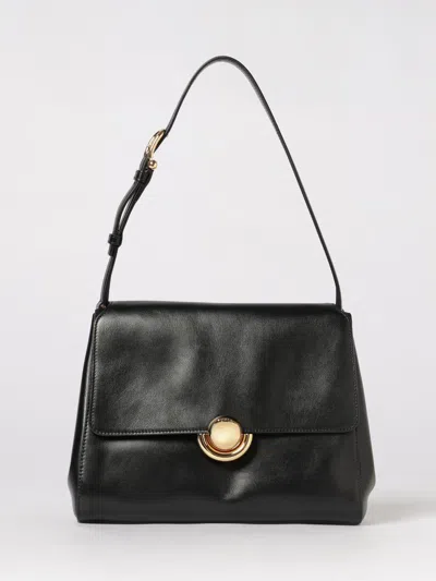 Furla Domus Leather Bag In Black