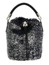 Furla Silver Mionido Bucket Bag In Silver