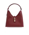 Furla Structured Top Handle Shoulder Bag In Red