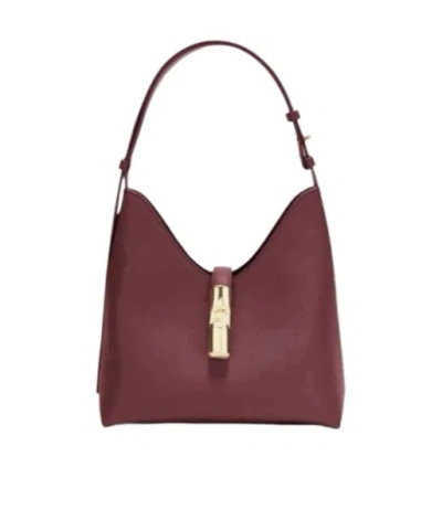 Furla Single-shoulder Bag With Adjustable Strap In Burgundy