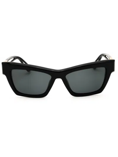 Furla Sleek Cat Eye Mini Sunglasses In Black