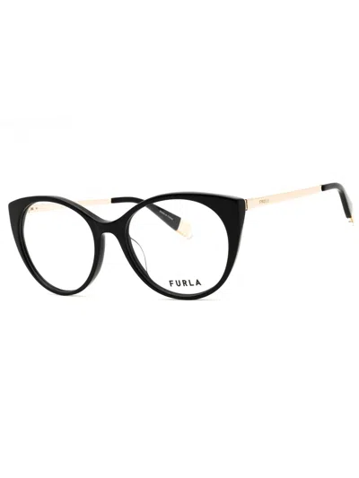 Furla Sleek Cat-eye Eyeglasses For Women In Black