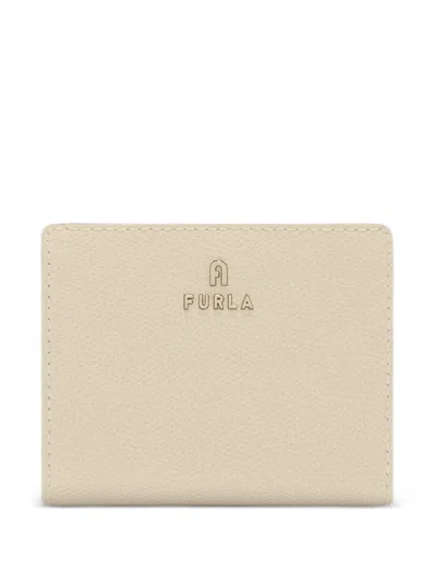 Furla Small Camelia Wallet In Neutral