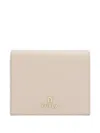 Furla Logo Plaque Snapped Wallet In Neutral