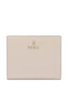 Furla Small Camelia Wallet In Neutral