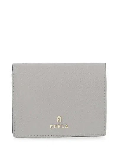 Furla Small Camelia Wallet In Gray