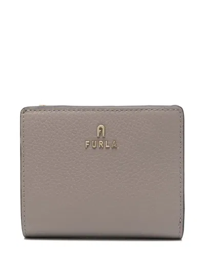 Furla Small Camelia Wallet In Grey