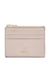 Furla Small Camelia Zip-top Card Holder In Pink