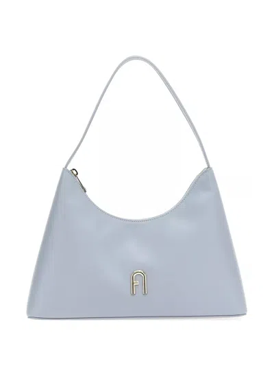Furla Small Diamante Shoulder Bag In Grey