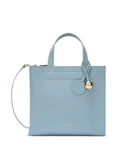 Furla Small Divide It Tote Bag In Blue