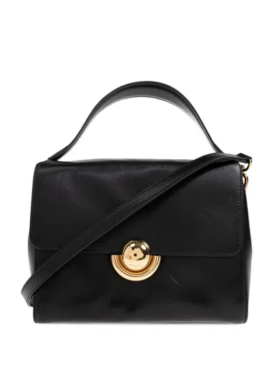 Furla Small Domus Tote Bag In Black