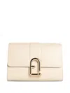 Furla Urban S Cream Leather Crossbody Bag In White