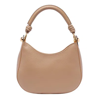 Furla Small  Sfera Hobo Bag In Beige