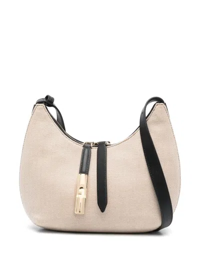 Furla Small Goccia Cross Body Bag In Neutrals