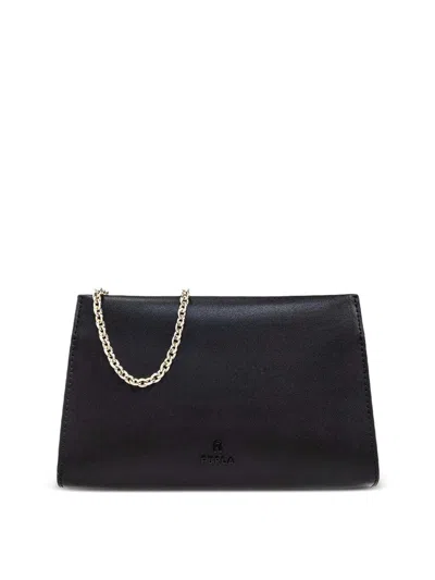 Furla Small Goccia Crossbody In Black
