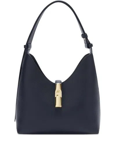 Furla Small Goccia Shoulder Bag In Blue