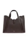 Furla Small Goccia Tote Bag In Black