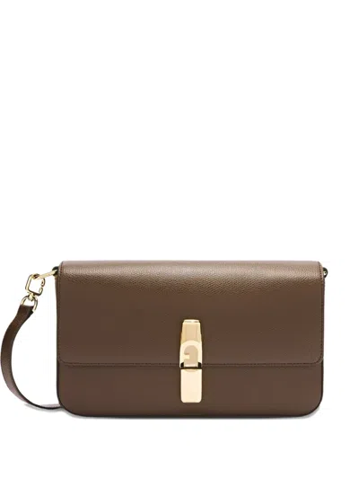 Furla Small Iride Cross Body In Brown