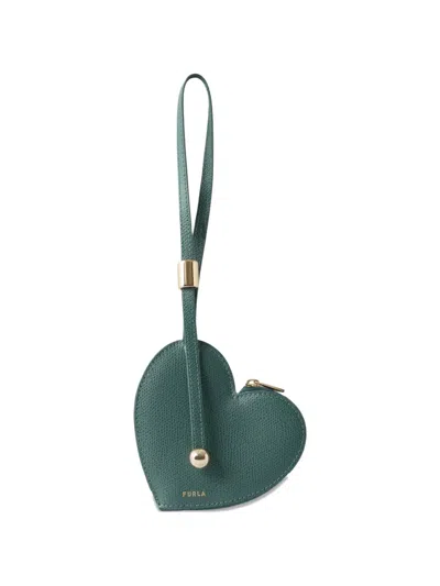 Furla Small Laura Coin Purse In Green