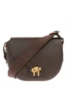 Furla Small Lotus Shoulder Bag In Brown