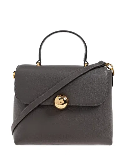 Furla Small Moonlight Tote Bag In Gray