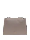 Furla Nuvola S Stucco Gray Crossbody Bag