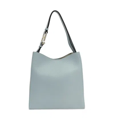 Furla Small Nuvola Tote Bag In Gray