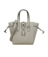 Furla Small Pebbled Tote Bag In Gray