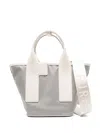 Furla Piuma Small Top Handle Bag In Grey