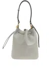 Furla Small Sfera Bucket Bag In Grey