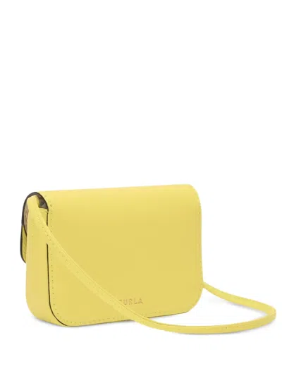 Furla Small Sfera Coin Case In Yellow