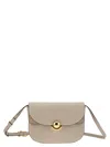 Furla Sfera Vanilla Shoulder Bag In Smooth Leather In Vanilla