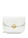 Furla Sfera S Shoulder Bag In Cream Color Leather In White