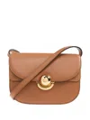 Furla Small Sfera Leather Shoulder Bag In Brown