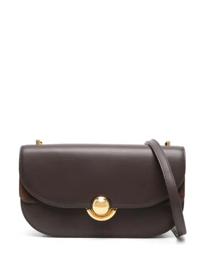 Furla Small Sfera Shoulder Bag In Brown