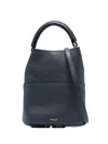 Furla Small Sfera Top-handle Bucket Bag In Blue