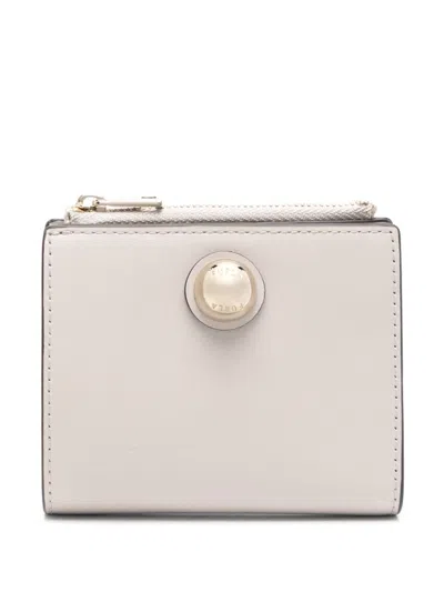 Furla Small Sfera Wallet In Neutrals