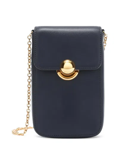 Furla Small Vertical Sfera Chain-strap Crossbody Bag In Blue