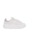 Furla 50mm Nuage Lace-up Platform Sneakers In White