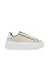 Furla 50mm Nuage Lace-up Platform Sneakers In Neutral