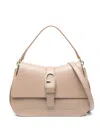 Furla Tote Bags With Top Handle And Adjustable Strap In Neutrals