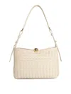 Furla Sfera Soft Medium Crossbody Bag In Cream Leather In Pattern