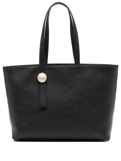 Furla Sphere Large Tote Bags In Black