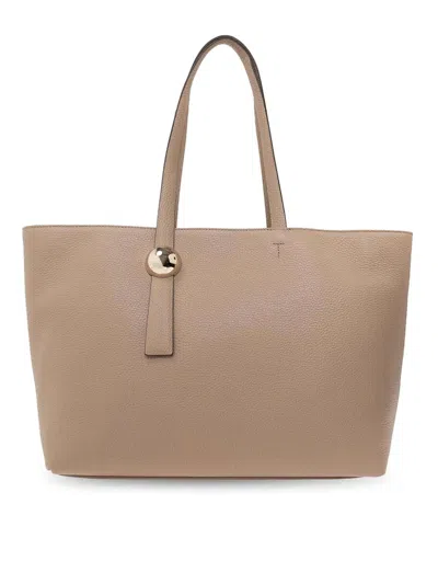 Furla Sphere Large Tote In Brown