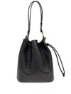 Furla Sfera Small Bucket Bag And Shoulder Bag In Black