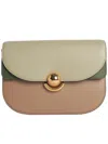 Furla Small Crossbody Bag In Multicolored Leather In Multi