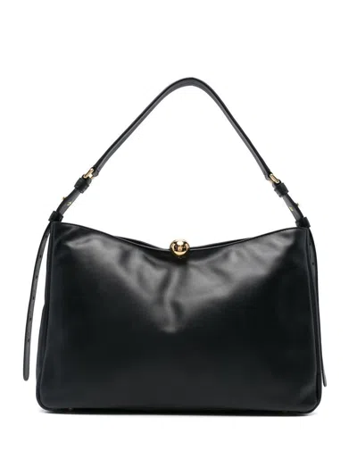 Furla Sphere Soft Large Shoulder Bag Bags In Black