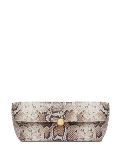 Furla Sphere Soft Medium Clutch Bag Bags In Toni Roccia