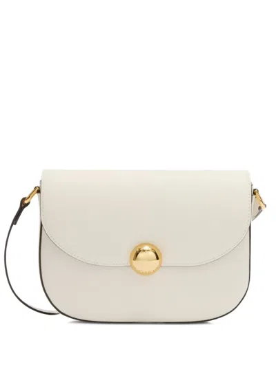 Furla Spherical-embellishment Leather Mini Bag In Neutral